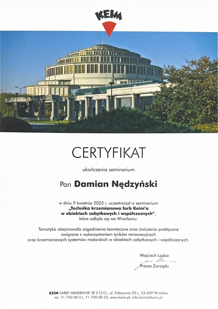 Certyfikat keim1