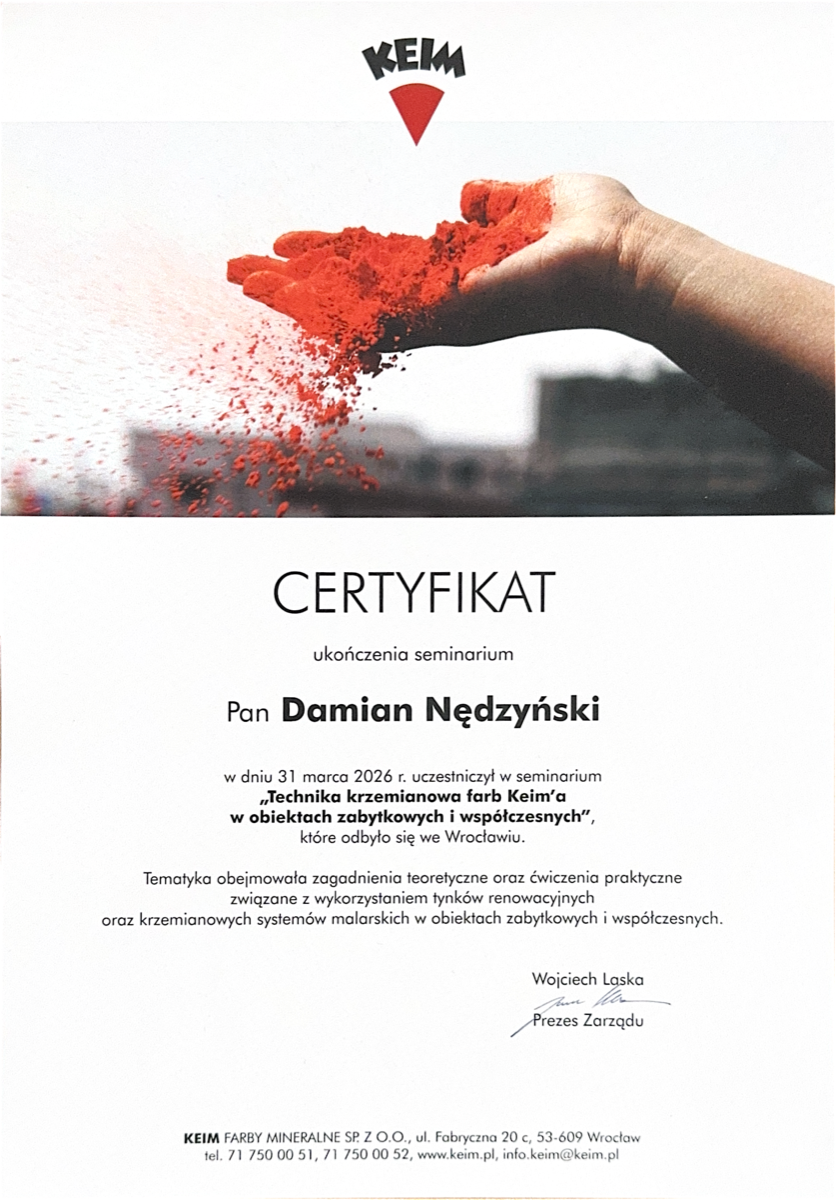 Certyfikat keim2